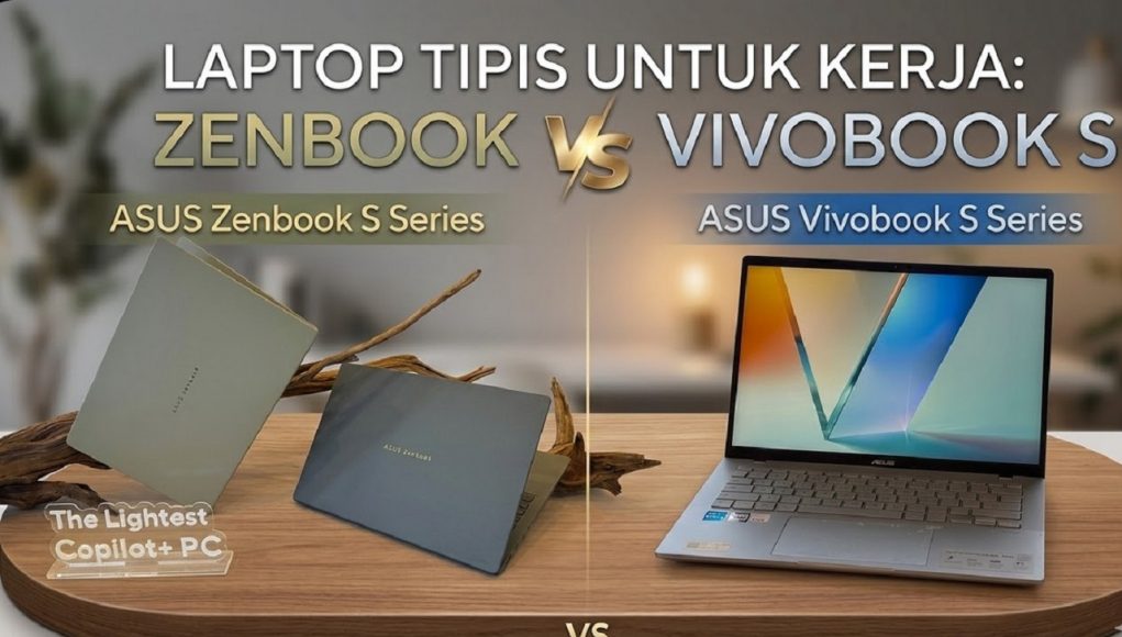 Laptop Tipis untuk Kerja: Zenbook & Vivobook S